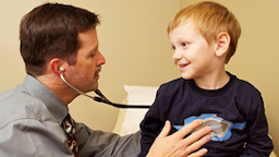 Doctor with child